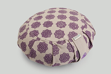 Buy Violet Mandala Round Meditation Cushion